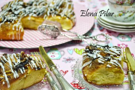 Pastelitos daneses de nueces pecanas y canela Pastelitos daneses de nueces pecanas y canela