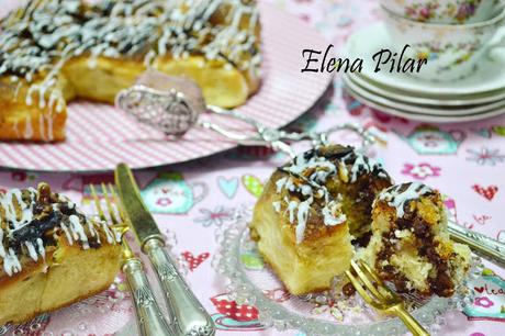 Pastelitos daneses de nueces pecanas y canela Pastelitos daneses de nueces pecanas y canela