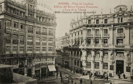 Franco y Romero, sombreros por la calle de Alcalá. Madrid, 1920