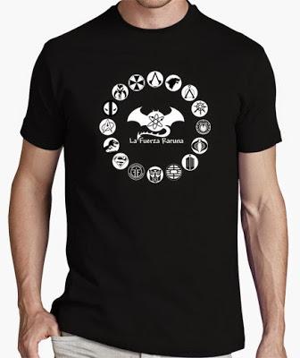 Camisetas de La Fuerza Raruna en la Tostadora.