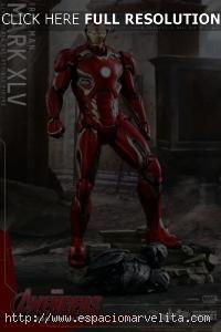Hot Toys de Iron Man Mark XLV de Vengadores: La Era de Ultrón