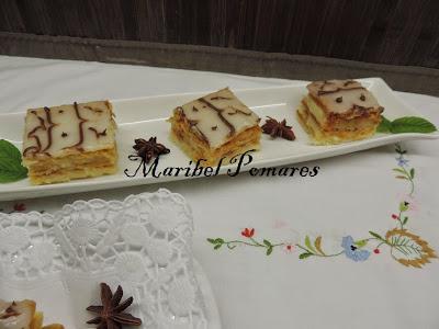 Milhojas francesa. Milhojas francesa.