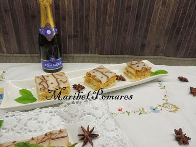 Milhojas francesa. Milhojas francesa.