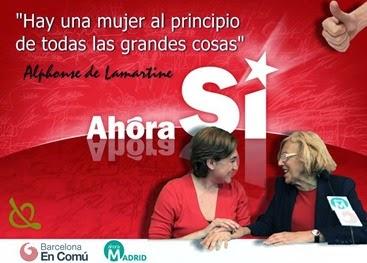 Ada Colau y Manuela Carmena Ada Colau y Manuela Carmena