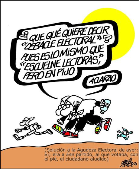 Un poco de humor para este lunes, 25 de mayo, Día Nacional de Resaca Electoral Un poco de humor para este lunes, 25 de mayo, Día Nacional de Resaca Electoral