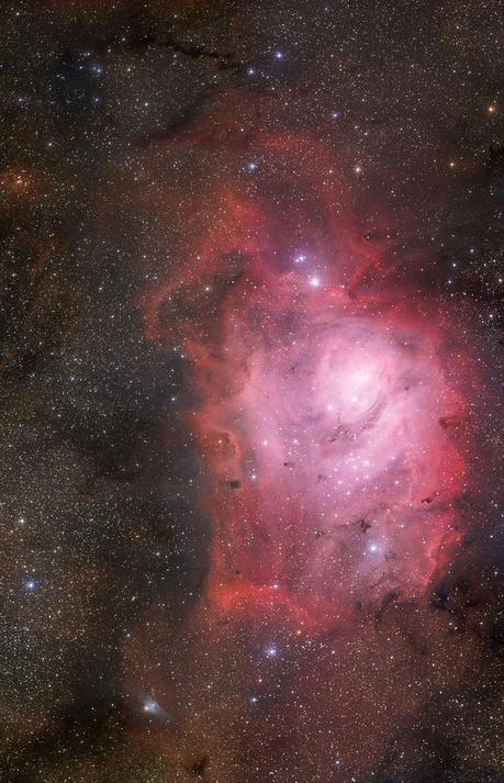 Nebulosa de la Laguna a 370 millones de pixeles