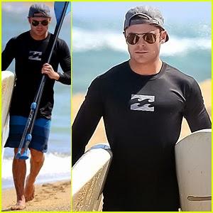 Zac Efron en  Oahu, Hawaii