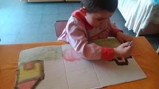 Pintando a mi familia ambientada en Peppa Pig Pintando a mi familia ambientada en Peppa Pig