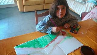 Pintando a mi familia ambientada en Peppa Pig Pintando a mi familia ambientada en Peppa Pig