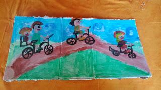 Pintando a mi familia ambientada en Peppa Pig Pintando a mi familia ambientada en Peppa Pig