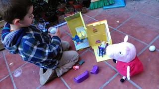 Pintando a mi familia ambientada en Peppa Pig Pintando a mi familia ambientada en Peppa Pig