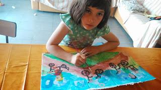 Pintando a mi familia ambientada en Peppa Pig Pintando a mi familia ambientada en Peppa Pig