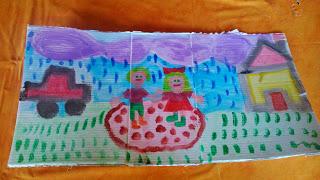 Pintando a mi familia ambientada en Peppa Pig Pintando a mi familia ambientada en Peppa Pig