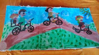 Pintando a mi familia ambientada en Peppa Pig Pintando a mi familia ambientada en Peppa Pig