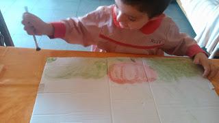 Pintando a mi familia ambientada en Peppa Pig Pintando a mi familia ambientada en Peppa Pig