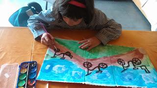 Pintando a mi familia ambientada en Peppa Pig Pintando a mi familia ambientada en Peppa Pig