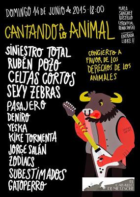 Concierto gratuito en Madrid por los derechos de los animales Concierto gratuito en Madrid por los derechos de los animales
