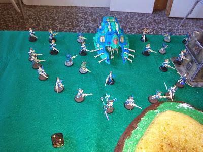 Guardia imperial vs Daemonkin Khorne vs Eldar, Purgar y Controlar Guardia imperial vs Daemonkin Khorne vs Eldar, Purgar y Controlar