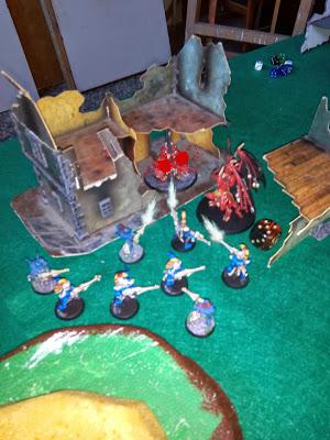 Guardia imperial vs Daemonkin Khorne vs Eldar, Purgar y Controlar Guardia imperial vs Daemonkin Khorne vs Eldar, Purgar y Controlar