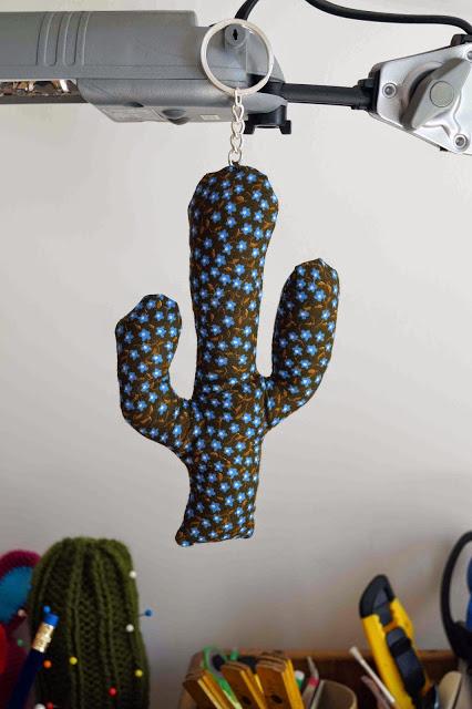 Tutorial: llavero cactus / Tutorial: cactus key-chain