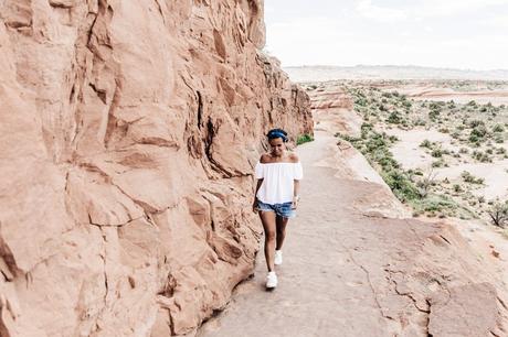 Arches National Park Arches_National_Park-Utah-Dead_Horse_Point-Canyonlands-Off_The_Shoulder_Top-Bandana_Turbant-Converse-Travel_Look-Outfit-Collage_Vintage-59