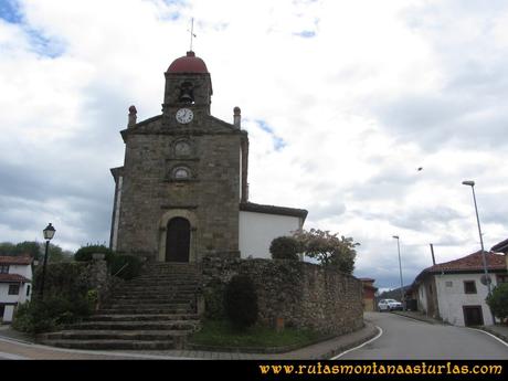 Ruta Torazo, Pico Incos: Iglesia de San Martín El Real