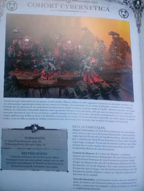 Imagenes del codex Culto Mechanicus en español y alemán Imagenes del codex Culto Mechanicus en español y alemán