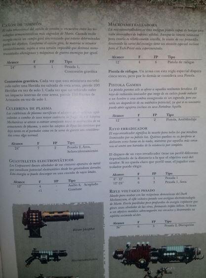 Imagenes del codex Culto Mechanicus en español y alemán Imagenes del codex Culto Mechanicus en español y alemán