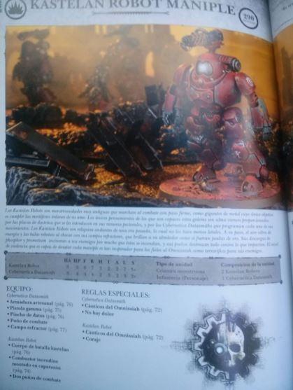 Imagenes del codex Culto Mechanicus en español y alemán Imagenes del codex Culto Mechanicus en español y alemán