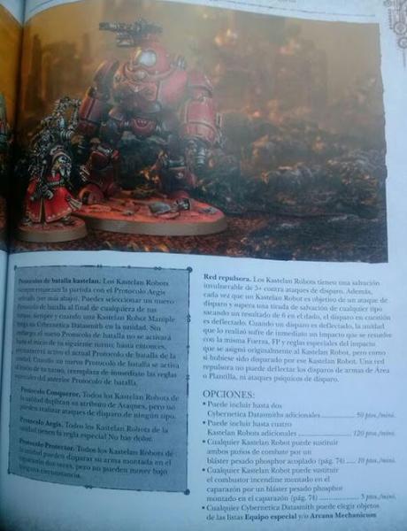 Imagenes del codex Culto Mechanicus en español y alemán Imagenes del codex Culto Mechanicus en español y alemán