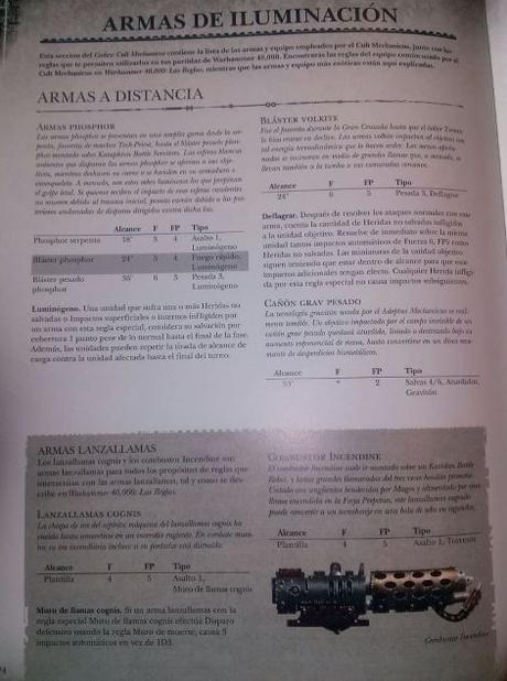 Imagenes del codex Culto Mechanicus en español y alemán Imagenes del codex Culto Mechanicus en español y alemán