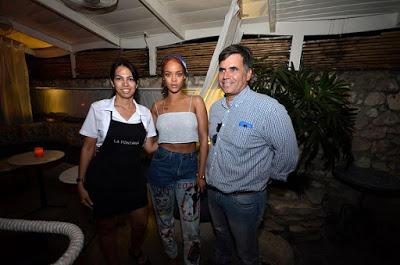 La cantante Rihanna está en Cuba