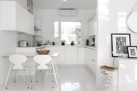 El piso de la semana: BLANCO Y FIBRAS NATURALES UNA PAREJA PERFECTA El piso de la semana: BLANCO Y FIBRAS NATURALES UNA PAREJA PERFECTA