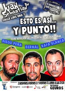 Blogssipgirl colabora aragón deportivo: diego peña, bernal rafa blanca, humoristas escenario: