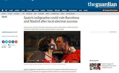 La prensa europea destaca el triunfo de “los indignados” en España.