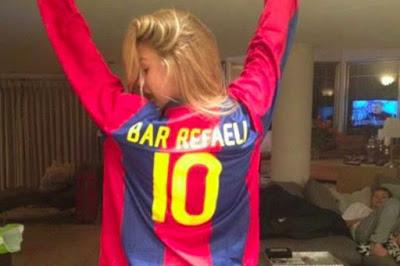 El amor de Bar Refaeli por Barcelona
