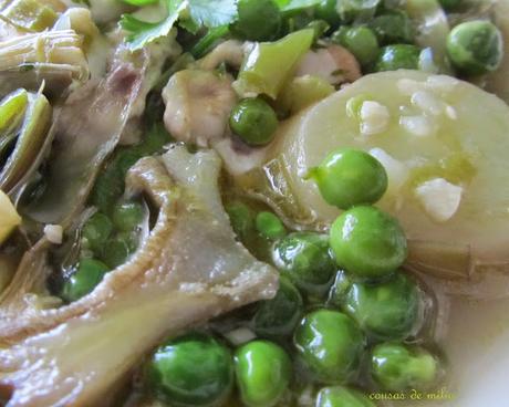 Cocochas de bacalao en salsa verde Cocochas de bacalao en salsa verde