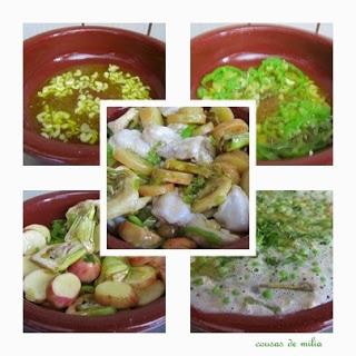 Cocochas de bacalao en salsa verde Cocochas de bacalao en salsa verde