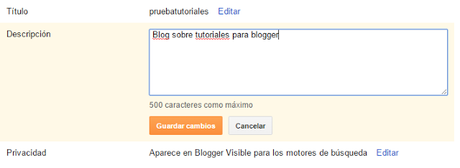 Tutoriales Blogger para Dummies: Configuración Básica Tutoriales Blogger para Dummies: Configuración Básica