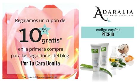 Productos de cosmética natural en Adaralia