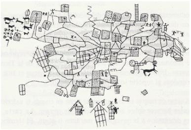 ¿Qué es un mapa? 1_esquema_petroglifo