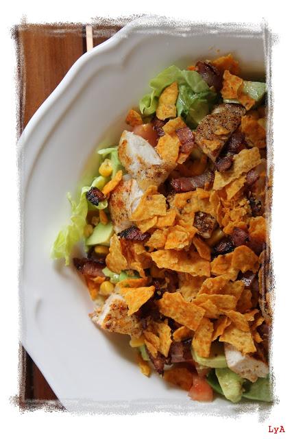 Chicken taco salad... para #Pon una ensalada en tu verano 2015 Chicken taco salad... para #Pon una ensalada en tu verano 2015