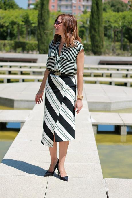 mix de rayas y midi mix de rayas y midi