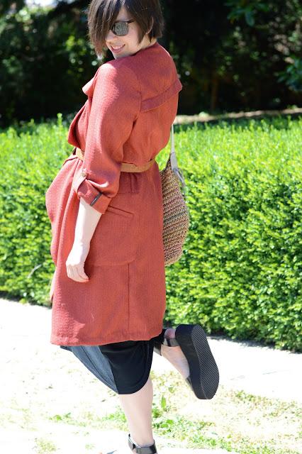 CHAQUETA COLOR TEJA CHAQUETA COLOR TEJA