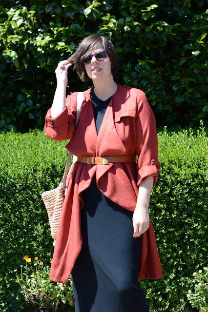 CHAQUETA COLOR TEJA CHAQUETA COLOR TEJA