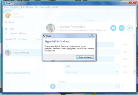 Grave fallo de seguridad en Skype para Windows / IOS / Android en lo más simple Grave fallo de seguridad en Skype para Windows / IOS / Android en lo más simple