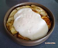 Berenjenas a la crema con gambas y jamón. Berenjenas a la crema con gambas y jamón.