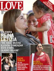 Reina Letizia en Honduras en la revista Love