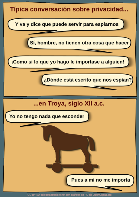 La típica conversación sobre privacidad… La típica conversación sobre privacidad…