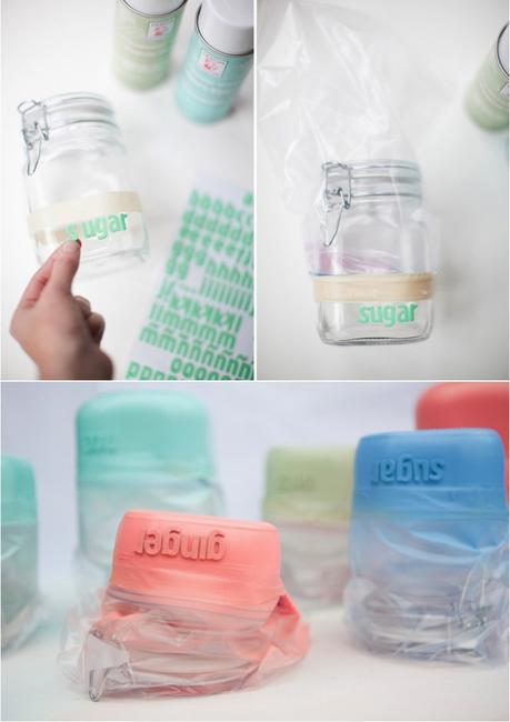 DIY: Cambia de imagen tus viejos tarros de cristal de la cocina DIY: Cambia de imagen tus viejos tarros de cristal de la cocina